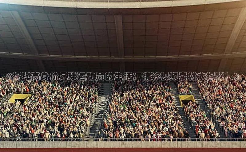 杏盛平台开户58同城《揭秘高身价足球运动员的生活：精彩视频素材大揭秘！》